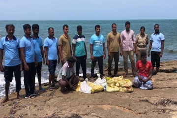 இலங்கைக்கு கடத்தவிருந்த கடல் அட்டைகள் பறிமுதல்