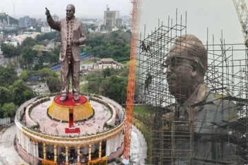 அமெரிக்காவில் திறந்து வைக்கப்பட்ட அம்பேத்கர் சிலை!