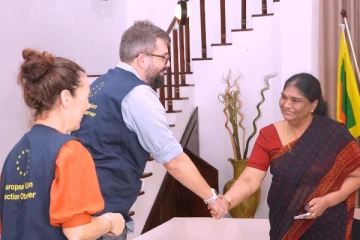 வடக்கு மாகாண ஆளுநருக்கும் ஐரோப்பிய ஒன்றியத்தின் தேர்தல் கண்காணிப்பு குழுவினருக்கும் இடையில் சந்திப்பு