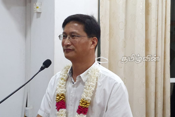சீனத் தூதுவர் நாவற்குழி விகாரைக்கு விஜயம் | Chinese Ambassador To Sri Lanka Visits Jaffna