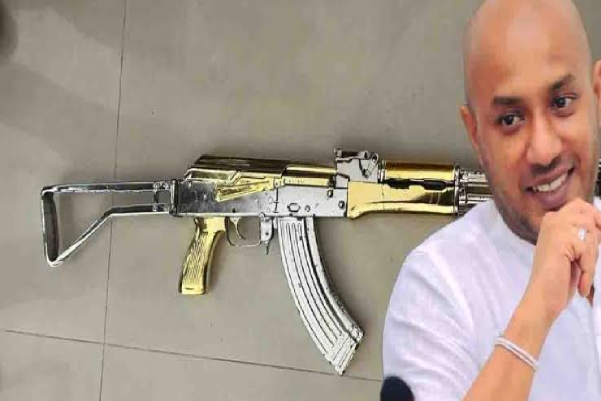தங்க முலாம் பூசப்பட்ட துப்பாக்கி ; முன்னாள் அமைச்சருக்கு எதிராக குற்றப்பத்திரிகை | Gold Plated Gun Ex Minister Indicted தங்க முலாம் பூசப்பட்ட துப்பாக்கி ; முன்னாள் அமைச்சருக்கு எதிராக குற்றப்பத்திரிகை | Gold Plated Gun Ex Minister Indicted