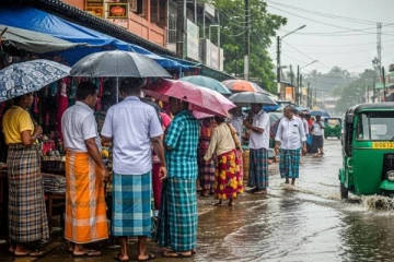 කාලගුණය අසිරිමත් - පළාත් කිහිපයකට වැසි සහ සුළං