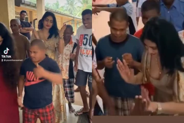 පියුමි හන්සමාලි අලිතින්මකරපු හැමෝම කතාවෙන වැඩේ.. (PHOTOS)