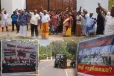 உயர் பாதுகாப்பு வலய காணிகளை விடுவிக்குமாறு கோரி வெடித்த போராட்டம்
