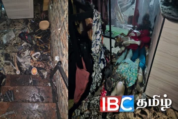 சுன்னாகத்தில் புடவைக்கடையில் பற்றியது தீ : கோடிக்கணக்கில் ஏற்பட்ட இழப்பு