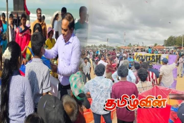 முல்லைத்தீவு வட்டுவாகலில் புலம்பெயர் உறவுகள் நடத்திய மாபெரும் பட்டத் திருவிழா