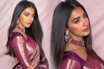 பட்டுப்புடவையில் ரசிகர்களை கவரும் நடிகை பூஜா ஹெக்டே.. லேட்டஸ்ட் போட்டோஷூட் புகைப்படங்கள்