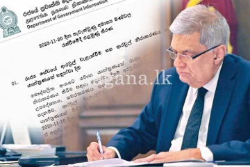 විශේෂ කැබිනට් තීරණ රැසක්.
