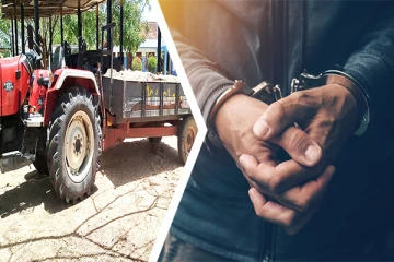 மட்டக்களப்பில் சட்ட விரோதமான முறையில் மண் ஏற்றிச் சென்ற உழவு இயற்திரத்துடன் ஒருவர் கைது