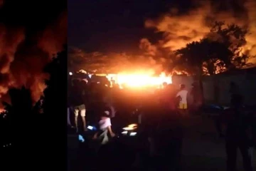 குடும்ப சண்டையில் வீட்டுக்கு தீ வைத்த கணவனால் பரபரப்பு