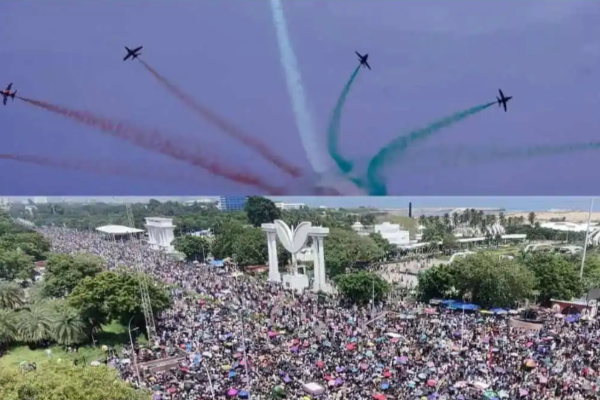 chennai merina airshow stampede