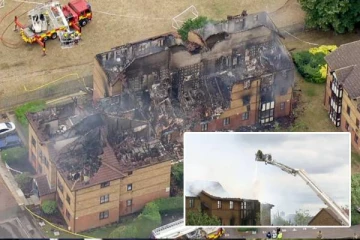 தீயிக்கு இரையான கட்டிடத்தில் இருந்து குதித்த பிரித்தானியர்: Bedford பகுதியில் பதற்றம்!