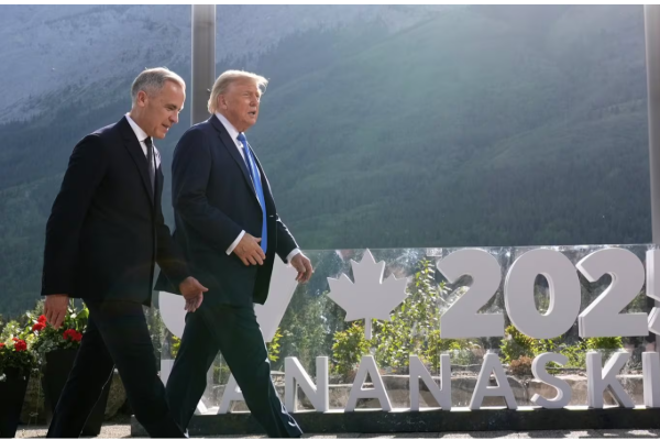 அமெரிக்க கனடிய தலைவர்களுக்கு இடையில் சந்திப்பு! | Trump Cuts Off Canada Trade Talks அமெரிக்க கனடிய தலைவர்களுக்கு இடையில் சந்திப்பு! | Trump Cuts Off Canada Trade Talks