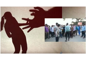 இளம் பெண்ணிடம் அத்துமீறிய வாலிபர் - நடுரோட்டில் நிர்வாணப்படுத்தி பொதுமக்கள் தர்மஅடி - அதிர்ச்சி வீடியோ