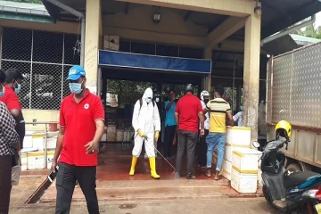 வவுனியா நகரில் தொற்று நீக்கும் செயற்பாடுகள் முன்னெடுப்பு