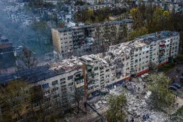 உக்ரைன் குடியிருப்பு பகுதியை ஏவுகணையால் தாக்கிய ரஷ்யா! 8 பேர் பலி