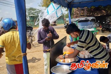 வெசாக் தினத்தை முன்னிட்டு வவுனியாவில் நல்லிணக்கத்தை வலியுறுத்தி தன்சல்