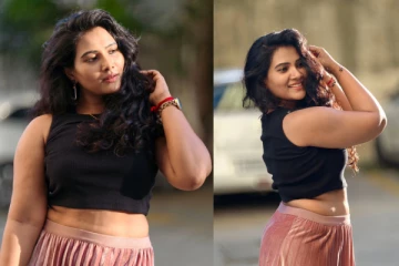 திவ்யா துரைசாமி ட்ரெண்டி உடையில் அழகிய போட்டோஷூட்