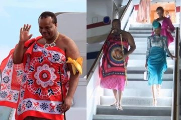 15 மனைவிகள், 100 வேலையாட்கள் - விமான நிலையத்தை ஸ்தம்பிக்க வைத்த ஆப்பிரிக்க மன்னர்