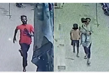 குழந்தைகள் கண்முன்னே இளம்பெண் சரமாரியாக குத்திக்கொலை - பதைபதைக்க வைக்கும் சிசிடிவி காட்சிகள்