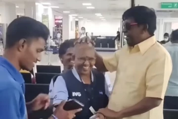 பெண்ணின் மொட்டையை தடவி பார்த்த வடிவேலு! எனக்கு எண்டே கிடையாதுடா? தீயாய் பரவும் புகைப்படம்