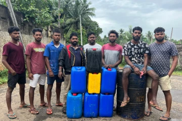 யாழ்ப்பாணம் - ஊரெழு கிராமத்தில் கசிப்பு குகை முற்றுகை