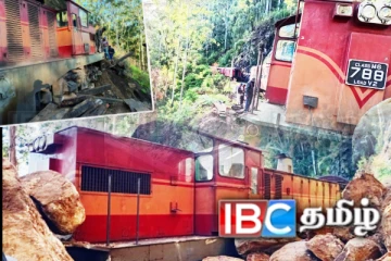 பதுளைக்கு சென்ற தொடருந்து மீது சரிந்து விழுந்த பாறைகள்