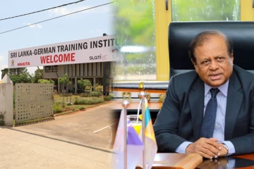 கிளிநொச்சி ஜேர்மன் தொழில்நுட்ப பயிற்சி நிறுவனதிற்கு கல்வி அமைச்சர் விஜயம்