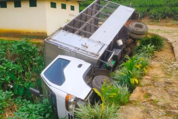 பத்தனை மவுண்ட்வேர்ணன் தோட்டத்தில் லொறி விபத்து: சாரதி பலி(Video)