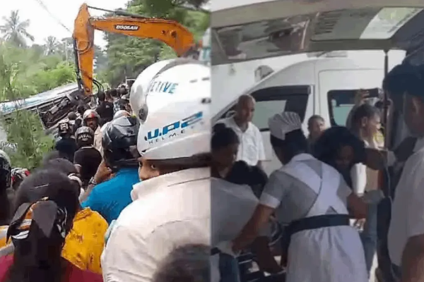இலங்கையை உலுக்கிய பேருந்து விபத்து; உயிரிழந்தோர் எண்ணிக்கை அதிகரிப்பு; 50 பேர் காயம்! | Death Toll In Anuradhapura Bus Accident Increases