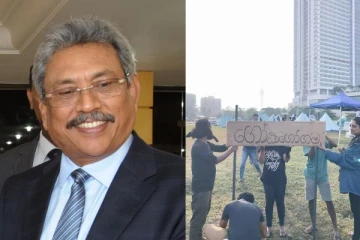 ගෝඨාභය නමින් අලුත් ගමක් හදයි..සමාජ මාධ්‍ය උණුසුම් කළ ඡායාරූප මෙන්න.(PHOTOS)