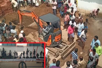 வீடு கட்டுவதற்காக பள்ளம் தோண்டியவருக்கு காத்திருந்த இன்ப அதிர்ச்சி - பரவசமடைந்த பொதுமக்கள்