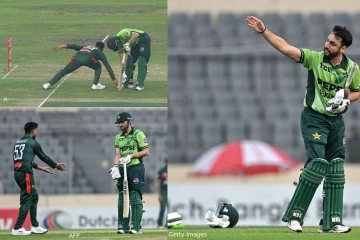 பந்தை எடுக்க முயன்று சர்ச்சை ரன்அவுட்: கிண்டலுக்குள்ளான பாகிஸ்தான் வீரர்..கொடுத்த விளக்கம் (வீடியோ)