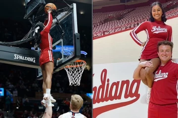 கூடைப்பந்து போட்டியின்போது பார்வையாளர்கள் கவனம் முழுவதையும் தன் பக்கம் ஈர்த்த இளம்பெண்: ஒரு சுவாரஸ்ய காட்சி