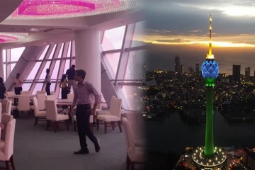 கொழும்பு தாமரை கோபுரத்தில் விருந்தில் கலந்து கொண்ட இளம் பெண்ணும் இளைஞனும் மரணம்