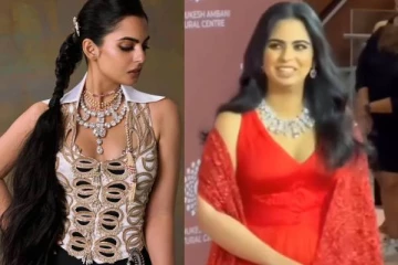 விலையுயர்ந்த வைர நெக்லஸ்!! மீண்டும் மீண்டும் திரும்பி பார்க்க வைக்கும் அம்பானி மகள் இஷா அம்பானி..