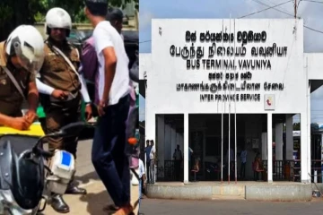 வவுனியாவில் அனுமதிப்பத்திரமின்றி சேவையில் ஈடுபட்ட சொகுசு பேருந்துகள் கைப்பற்றல்