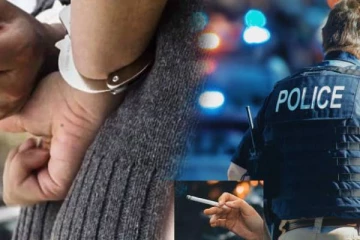 இளம்பெண் புகைப்பிடிப்பதை முறைத்துப் பார்த்த நபர் :பெண்ணின் மோசமான செயல்