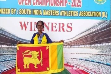 தெற்காசிய மாஸ்டர் மெய்வல்லுனர் போட்டியில் சாதனைப்படைத்த அகிலத்திருநாயகி