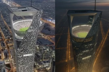 1150 அடி உயரத்தில் கால்பந்து போட்டி ; 2034ல் உலகிற்கு காத்திருக்கும் அதிசயம்