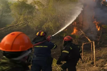 கிரீசில் வேகமாக பரவி வரும் காட்டுத்தீ