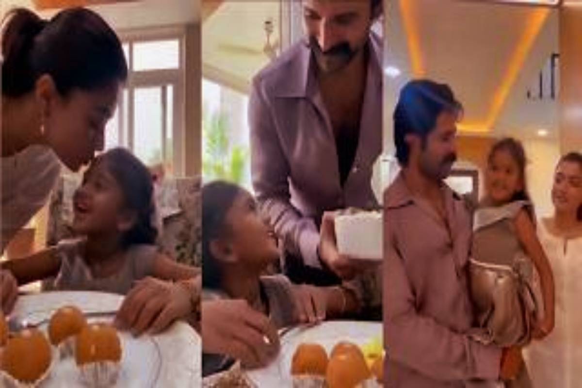 என்னை திருமணத்திற்கு அழைக்கவில்லை - வைரல் சிறுமிக்கு விருந்து வைத்த Virosh தம்பதி | Rashmika Vijay Deverakonda Meet Little Girl Viral