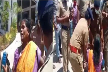 ஆத்தாவுக்கே இந்த நிலமையா.. கோயில்களை திறக்க  சாணிப்பவுடர் குடித்த பெண் !