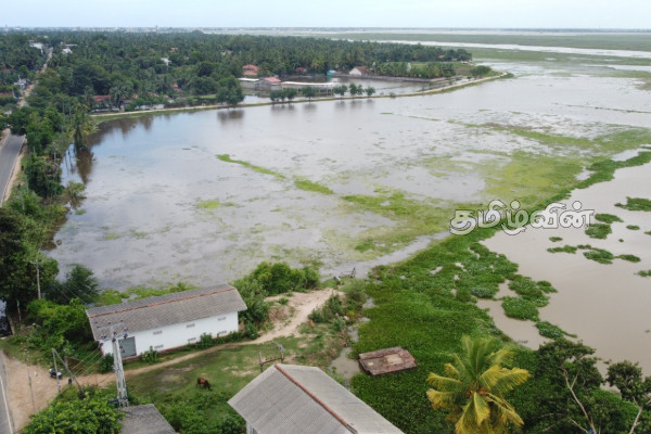 கிட்டங்கி வீதியில் வெள்ள நீர் பரவல்! போக்குவரத்து பாதிப்பு | Floodwaters Spreading Along Kitangi Road