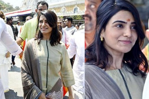 மயோசிடிஸ் நோயில் இருந்து மீண்டு வரும் சமந்தா.. திருப்பதி ஏழுமலையான் கோவிலில் தரிசனம் | Samantha At Tirumala Tirupati Devasthanam மயோசிடிஸ் நோயில் இருந்து மீண்டு வரும் சமந்தா.. திருப்பதி ஏழுமலையான் கோவிலில் தரிசனம் | Samantha At Tirumala Tirupati Devasthanam