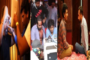 படப்பிடிப்பின்போது எடுக்கப்பட்ட ’விக்ரம்’ படத்தின் புகைப்படங்களை வெளியிட்ட படக்குழு - வைரல்!