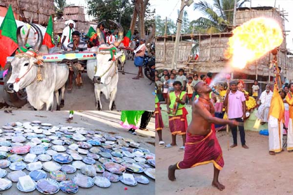 20 மாட்டு வண்டியில் 200 சீர் வரிசை... இணையத்தில் ட்ரெண்டான தாய்மாமன் | 20 Bull Carts 200 Grand Gifts Uncle S Traditional