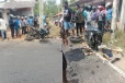 யாழில் கோர விபத்து: மோட்டார் சைக்கிளில் பயணித்த இளைஞன் பலி