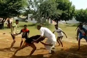 இளைஞர்களுடன் கபடி விளையாடி அசத்திய முதியவர்கள்! இணையத்தை கலக்கும் வீடியோ