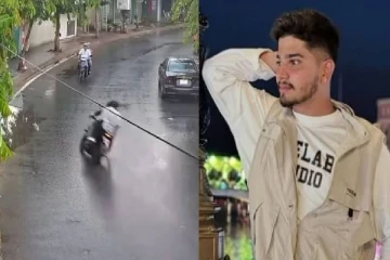 வெளிநாடொன்றில் மோட்டார் சைக்கிளில் பயணித்த இந்திய இளைஞருக்கு நேர்ந்த துயரம்